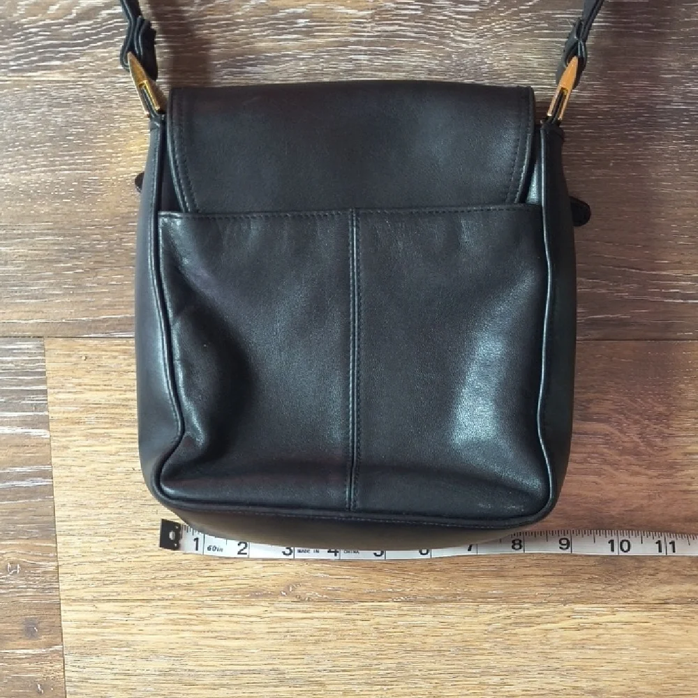 Black and Gold Crossbody Bag Handmade - Picture 3 of 14